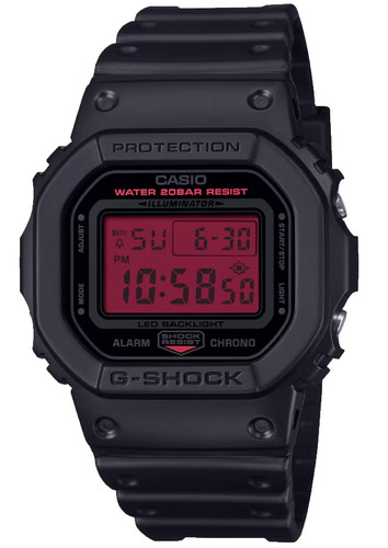 Casio shock red digital - g-shock,